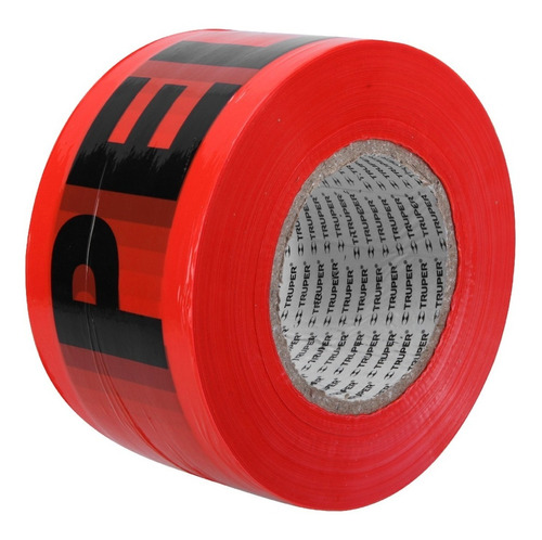 Cinta De Peligro Rojo Truper Ban-pro-3x1000 305mts 12585