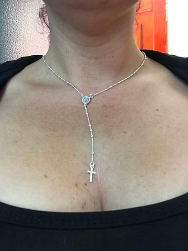 Rosario De Plata 925 En Caja