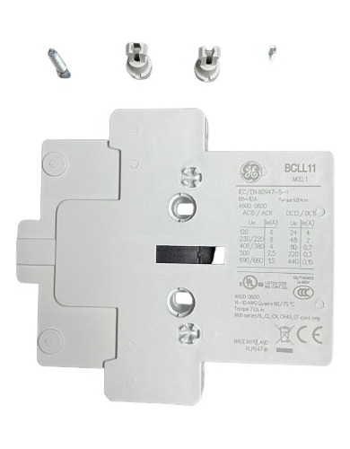 Bcll11 Contactor Auxiliar .1na-1nc Cl00..cl10 Ge