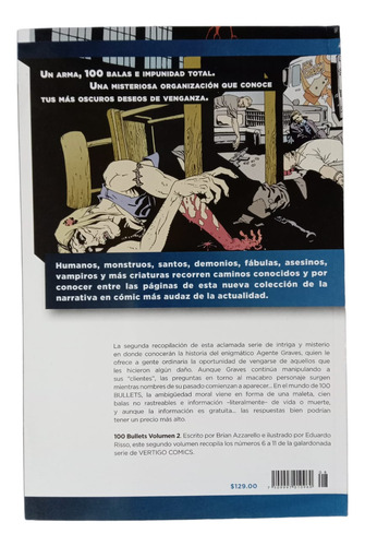 100 Bullets Brian Azzarello Vol.2 Vertigo Edit.televisa