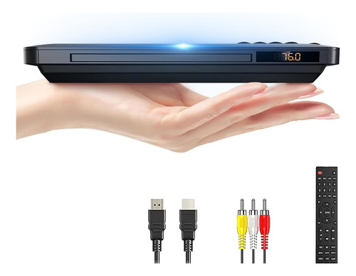 Reproductor De Dvd Ultradelgado Hdmi Con Control Maite