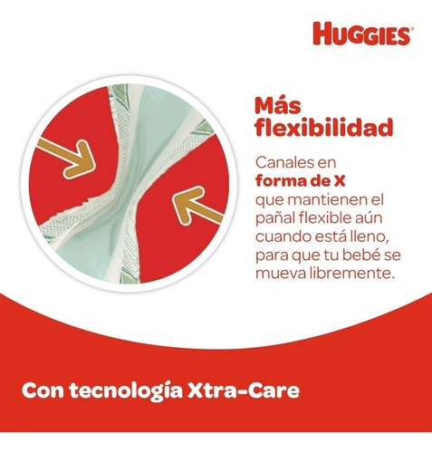 Imagen 7 de 10 de Huggies Supreme Care P X 2 + Toallas Oleo Calcareo 80 X 2