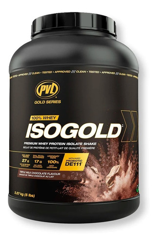 Proteina 100% Whey Isogold 5 Libras - Pvl Con Probióticos