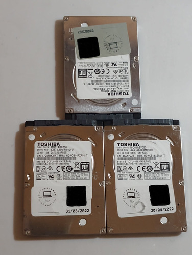 Disco Duro Toshiba O Seagate Lap 500gb Paquete 3 Piezas