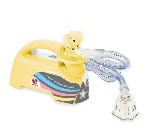 Nebulizador ultrassônico Soniclear Pulmosonic Star Premium amarelo 110V/220V