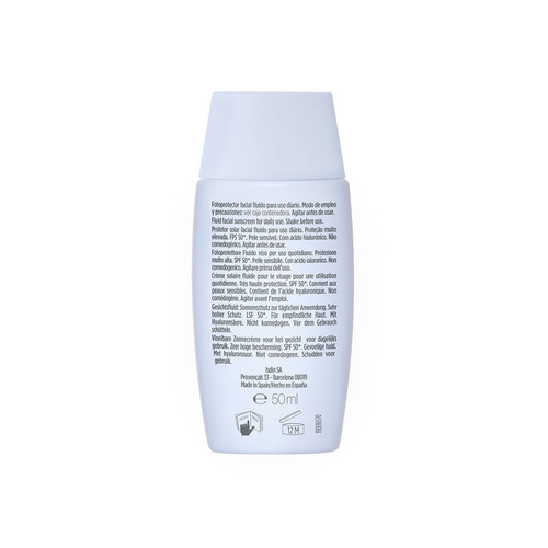 Imagen 2 de 6 de Protector solar Isdin FPS 50 Fusion Fluid en fluído de 50 mL