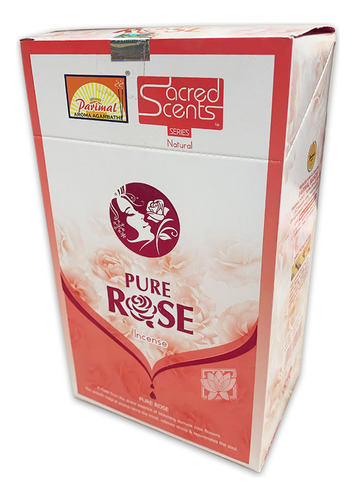 Incienso Yatra Rosa Pura Pack De 12