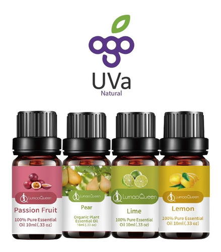 Kit Delicious Aceite Escenciales Aromaterapia Uva Natura