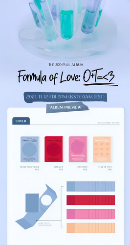 Cd: Formula Of Love: O+t=3 [full Of Love Ver