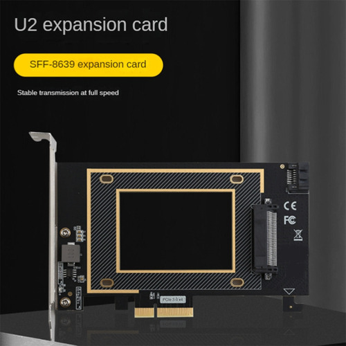 Placa Adaptadora U2 Pcie X4 Para U.2 Sff8639 Nvme Ssd Expans