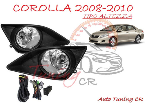 Halogenos Toyota Corolla Altezza 2008-2010