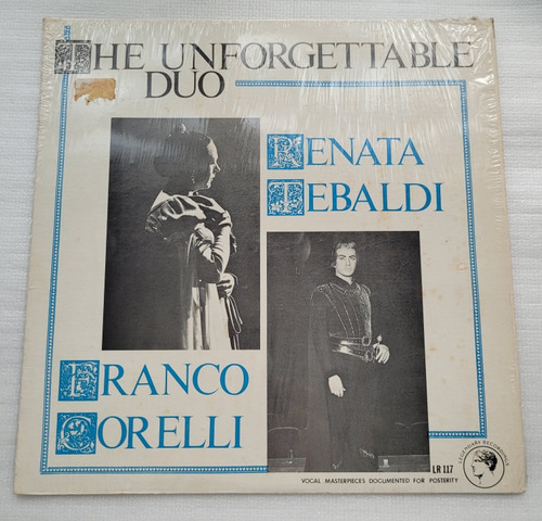 Franco Corelli Renata Tebaldi The Unforgettable Duo Lp _ (Usado)