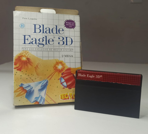 Jogo Blade Eagle 3d Master System Original Tectoy (Usado)