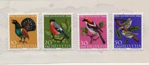 Comprar Estampillas Suiza 1968 - Aves Típicas Europeas