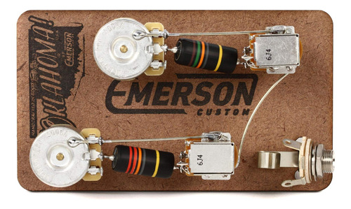 Emerson Custom Prewire Kit Para Guitars Gibson Les Paul - M.