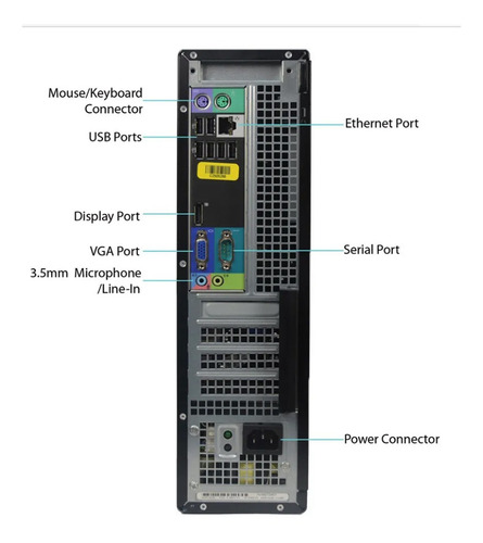 Imagem 4 de 6 de Computador Dell Optiplex 790 I5 2º 8gb Ssd 240 Gb Monitor