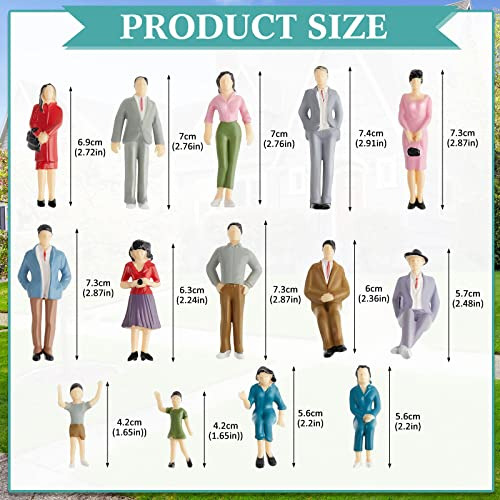 28 Figuras De Personas Escala 1:25, Minimodelos De Tren...