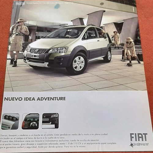 Publicidad Fiat Idea Adventure