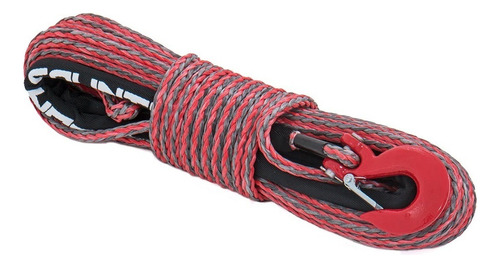 Cuerda Sintetica P/winch Jalon Remolque 9mm 8000kg 30mt Rojo