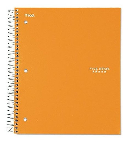 Cinco Estrellas Cuaderno Con Espiral, 3 Sujeto, Papel Colegi