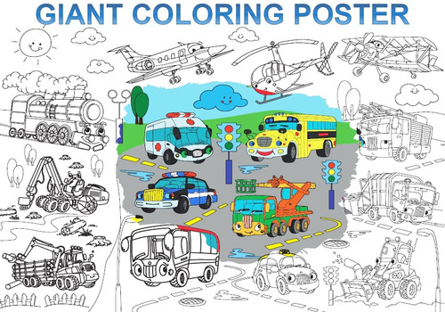 Alex Art Vehculos Para Colorear - Arte Y Manualidades Para N