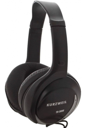 Auricular Kurzweil Yh3000 Auriculares Over Ear Vincha Color Negro