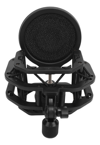 Microfone Shock Mount Pack, Filtro, Ajustável, Profissional