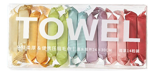 Toalla Comprimida Desechable Para Viajes, Limpieza Facial In