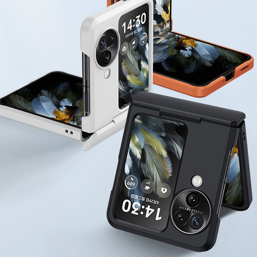 Funda Todo En Uno Con Protector De Pantalla Integrado Y Cobertura Total De La Bisagra Para Oppo Find N3 Flip
