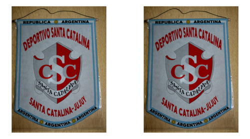 Banderin Chico 13cm Deportivo Santa Catalina Jujuy