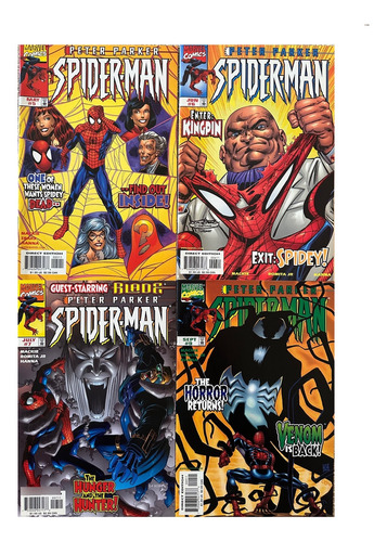 Lote Peter Parker Spider-man (1999) X 4. #5-8. Inges.