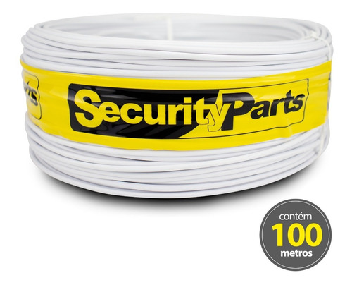 Imagem 1 de 6 de Cabo Alarme Interfone Telefone 4 Vias 100mts Security Parts