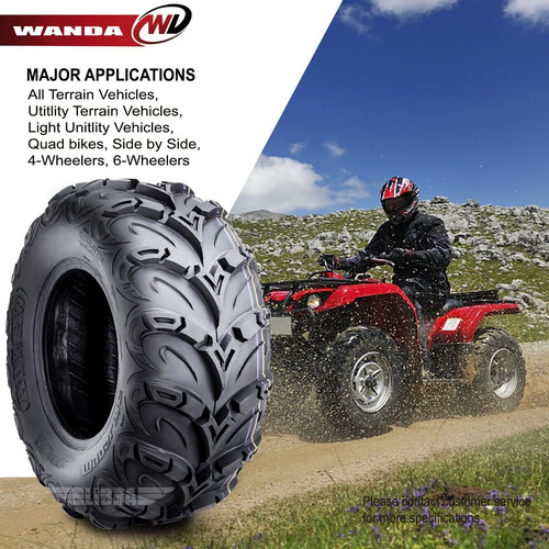 26x8r12 & 26x10r12 Radial Atv Tire Set For 06-17 Can-am Ugg
