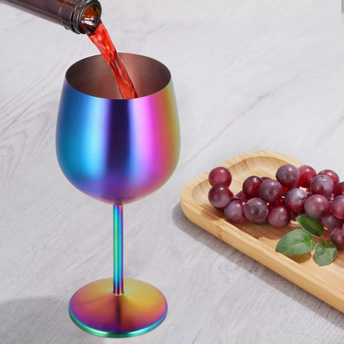 Juego De 4 Copas Para Boda Elegantes Acero Inoxidable
