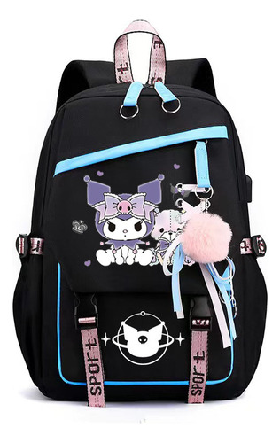 Mochila Kuromi De Dibujos Animados A La Moda Y Linda