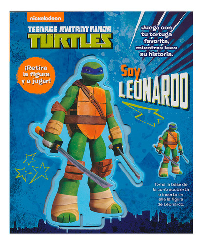 Libro Teenage Mutant Ninja Turtles. Soy Leonardo