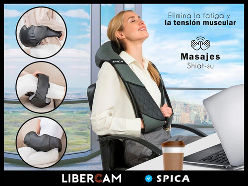 Imagen 8 de 10 de Masajeador Electrico Spica S-150 Cervical Espalda Pies Cabez