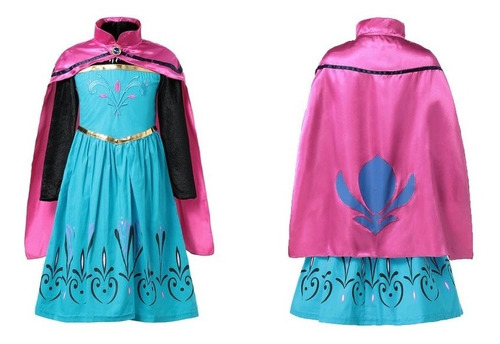 Imagen 1 de 1 de Disfraz Frozen Elsa Coronacion Vestido Libre Soy