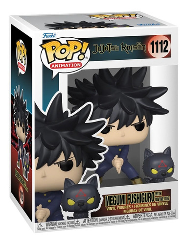 Funko Pop Jujutsu Kaisen Megumi Fushiguro With Divine Dog