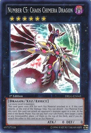 Número C5 Dragón Quimera Del Caos Super Raro Yugioh