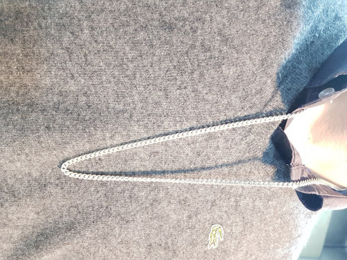 Imagen 7 de 7 de Cadena Plata 925 Groumet 4mm 60cm Maciza Hombre Garantia