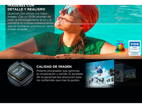 Smart Tv Samsung 55 Pulgadas Qled 4k Tizen Os Diseño Airslim