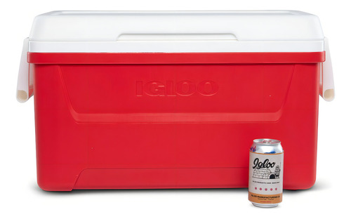 Hielera Igloo Capacidad 45 Litros Color Rojo