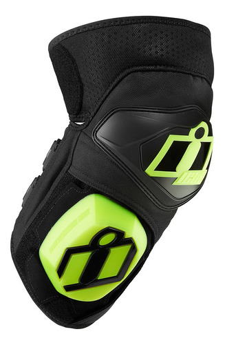 Rodilleras Moto Icon Cloverleaf2 Black Full Protección - As