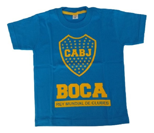 Remera Boca Juniors Para Niños