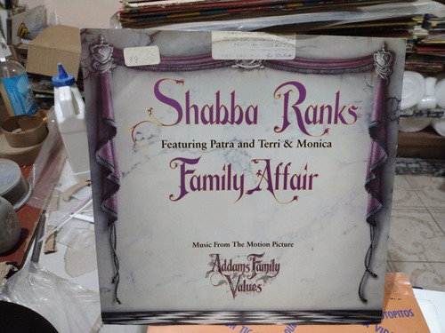 Chabba Ranks Featuring Family Affair Imp,vinyl,lp,acetato