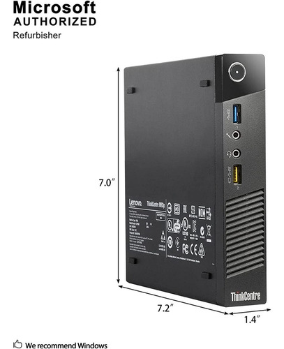 Imagen 4 de 5 de Lenovo Thinkcentre M93p 2018 Mini Pc I5 4gen 8gb 256 Ssd,