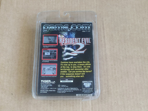 Resident Evil 2 Lacrado -- Original -- Game.com / Tiger #8 (Usado)