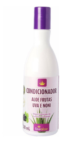  Condicionador Aloe Frutas Cabelos Nutridos 300ml - Livealoe