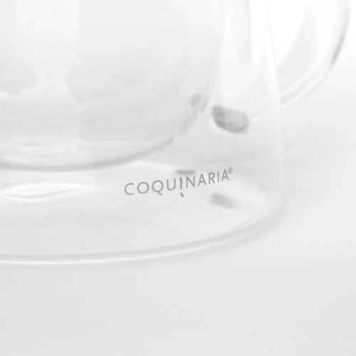 Set 2 Mugs De Vidrio 250ml Coquinaria